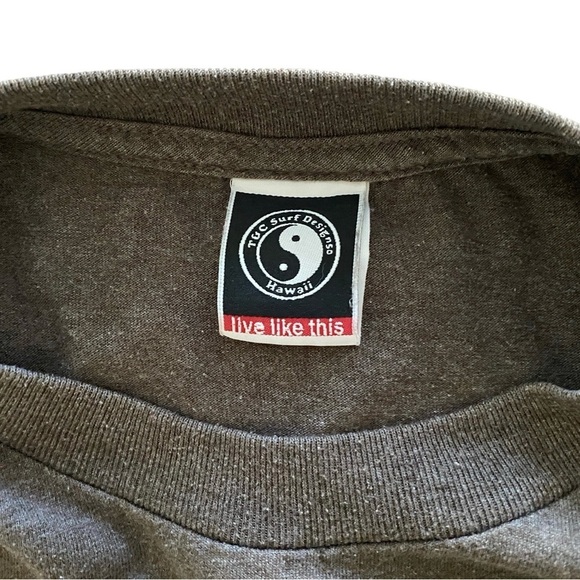 T&C Surf Designs Hawaii “Procrastinator Surfer” Tee Shirt Men L Large - Picture 6 of 8